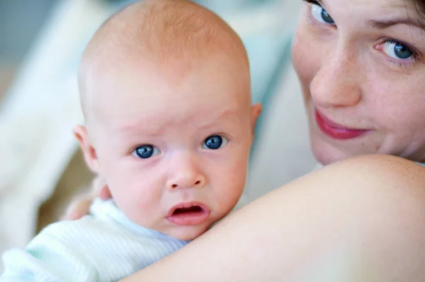 Mijn Moeder Mijne Portret Van Een Moeder Met Haar Baby — Stockfoto