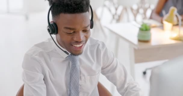 Çağrı Merkezi Müşteri Hizmetleri Yeni Görüşmesi Değerlendirme Tele Pazarlama Testinde — Stok video