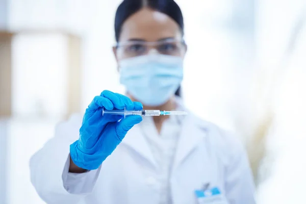 Medico Assistente Vaccino Ospedale Laboratorio Clinica Sicurezza Salute Benessere Contro — Foto Stock