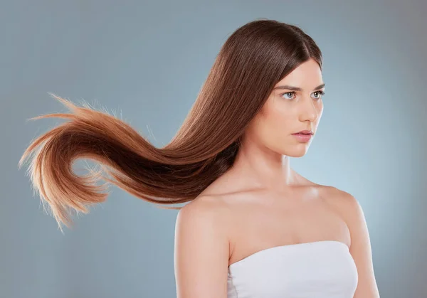Důležité Použít Šampon Který Určen Pro Váš Typ Vlasů Studio — Stock fotografie