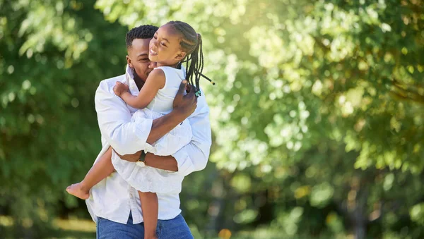 Nunca Senti Amor Tão Incondicional Homem Sua Filha Passar Dia — Fotografia de Stock