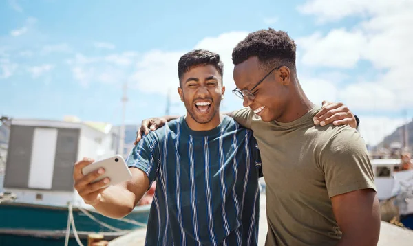 Friend Someone Who Makes Easy Believe Yourself Two Young Men — Stock Photo, Image