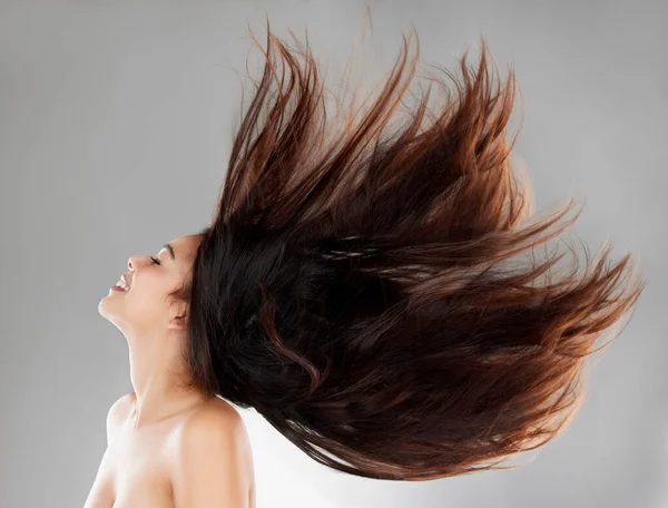 Baila Como Todos Estuvieran Mirando Foto Estudio Una Hermosa Joven — Foto de Stock