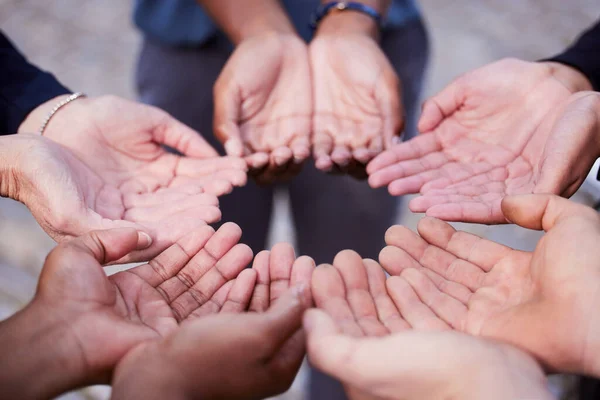 Das Gebet Bringt Uns Zusammen Eine Gruppe Von Menschen Die — Stockfoto