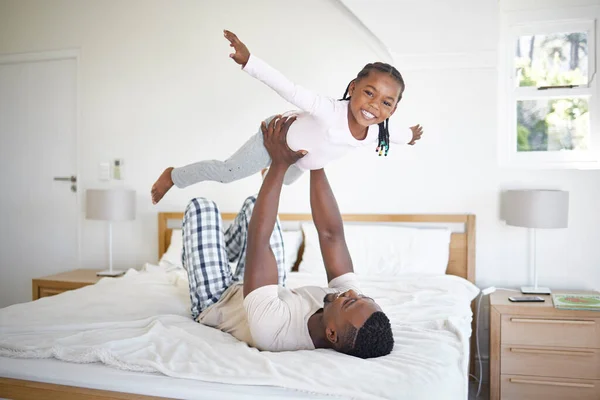 Niets Beter Dan Naar Huis Gaan Naar Familie Een Vader — Stockfoto