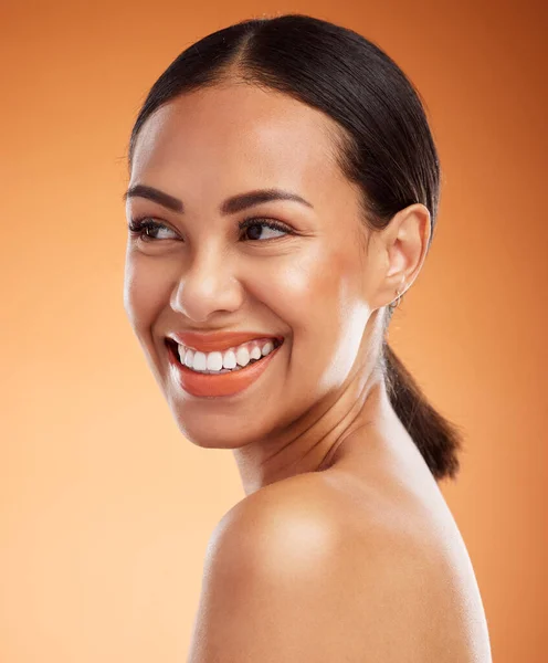 Kobieta Pielęgnacja Skóry Naturalny Makijaż Piękno Twarz Skóra Kosmetyki Reklamy — Zdjęcie stockowe