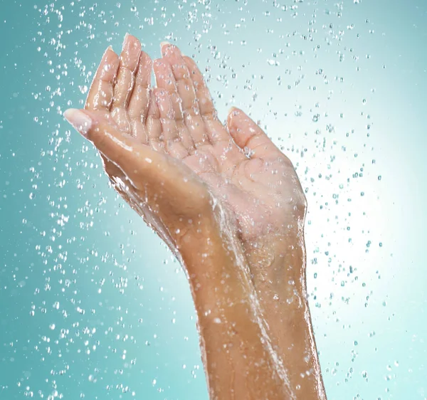 Lave Mãos Regularmente Não Conseguir Evitar Apertos Mão Mãos Estendidas — Fotografia de Stock