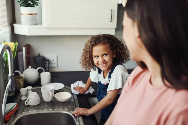 Kann Ich Jetzt Spielen Gehen Ein Entzückendes Junges Mädchen Das — Stockfoto