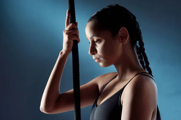 Believe Yourself You Can Studio Shot Sporty Young Woman Getting — Stock Photo, Image