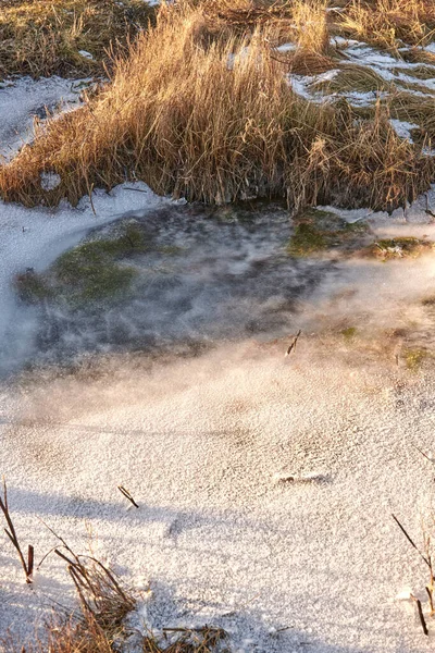 Danish Winter Landscape Coast Kattegat Photos Danish Winter Coast Kattegat — ストック写真