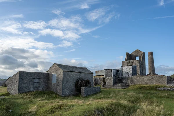 Magpie Mine Abandoned Disused Lead Mine Village Sheldon Derbyshire Peak — Stock Photo, Image