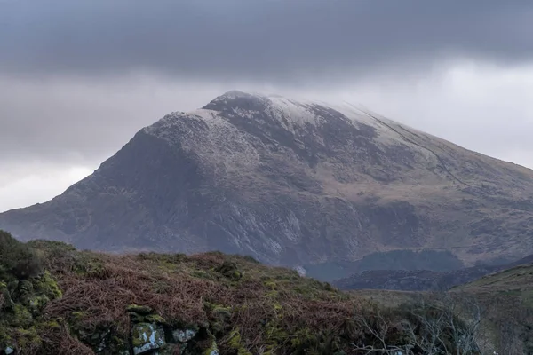 Blick Auf Den Berg Moel Hebog Snowdonia National Park North — Stockfoto