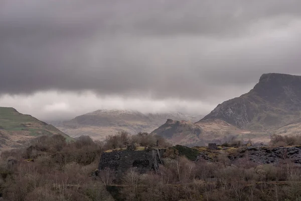 Dorothea Slate Quarry Nantlle Valley Wales Gwynedd Verenigd Koninkrijk — Stockfoto