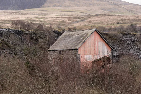 Moteur Cornish Beam Abandonné Dorothea Slate Quarry Nantlle Valley Pays — Photo