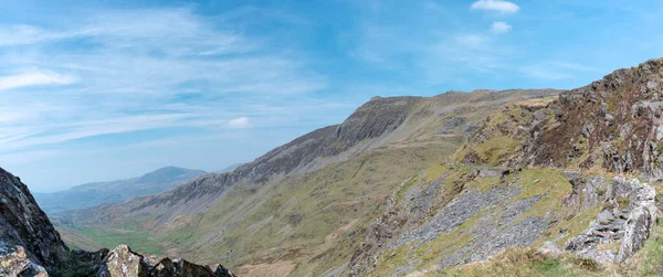 Toller Blick Auf Cwm Croesor Von Den Hängen Von Cnicht — Stockfoto