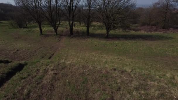 斯托克 特伦特 斯塔福德郡市天际线 电影4K无人机镜头 2022年4月 — 图库视频影像