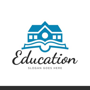 Book House Logo Şablonları Modern Simgeler Eğitici Tasarım Konseptleri, Yaratıcı Semboller