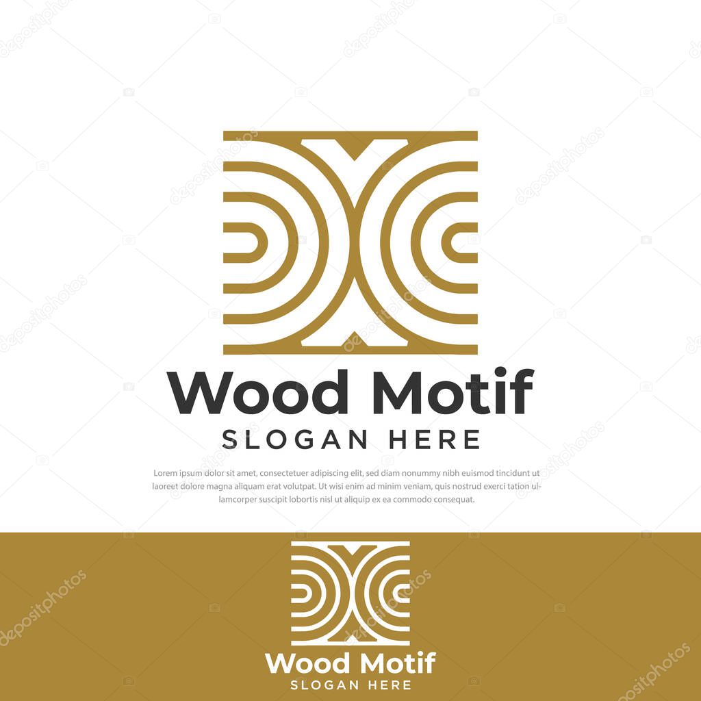 Logo wood texture wood texture furniture wood pattern vector