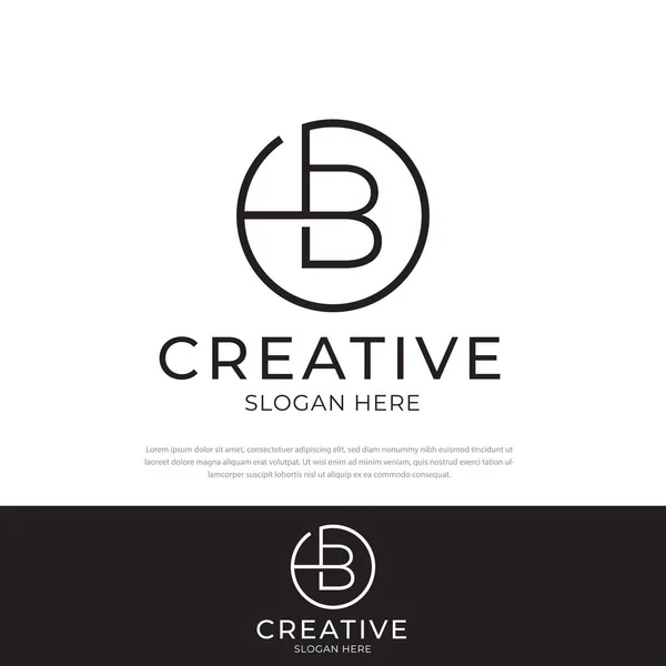 Design Creativo Del Logo Cerchio Icona Vettoriale Minima Basata Graffi — Vettoriale Stock