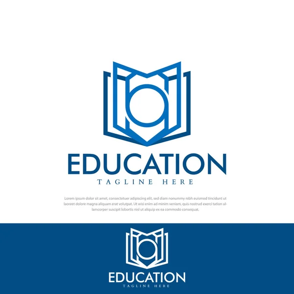 Απλή Γραμμή Στυλ Εκπαίδευση Άνθρωποι Λογότυπο Template Symbol Εκπαιδευτικό Εικονίδιο — Διανυσματικό Αρχείο
