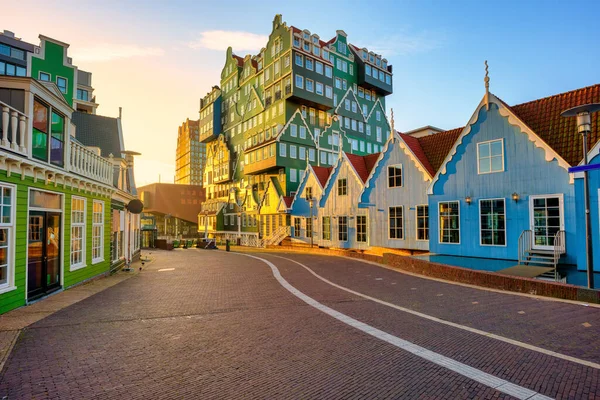 Zaandam Town Known Its Mix Modern Traditional Architecture Popular One — Stockfoto