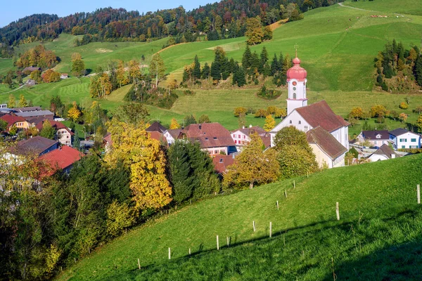 Desa Luysia Willisau Kanton Lucerne Alpen Swiss Adalah Salah Satu — Stok Foto