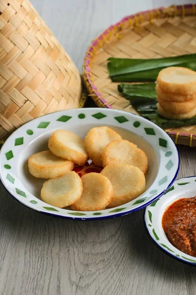 Ulen Ketan Indonesian Traditional Snack Made Steam Sticky Rice Compressed — Foto Stock