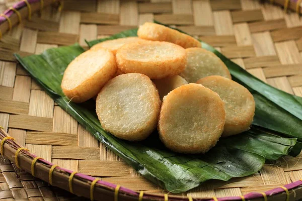 Ulen Ketan Indonesian Traditional Snack Made Steam Sticky Rice Compressed — Foto Stock