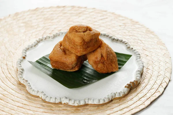 Tahu Bakso Ungaran Speciality Food Gemaakt Van Tofu Gevuld Met — Stockfoto