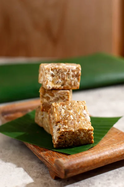 Tempe Bosok Tempeh Semangit Ingrédient Making Sambal Tumpang Kediri Tempe — Photo