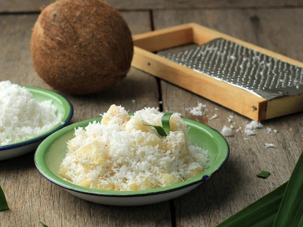 Ongol Ongol Traditional Snacks Typical West Java Indonesia Made Sago — Stock Photo, Image