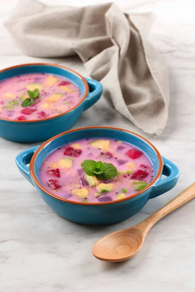 Es Buah Kampüsü Takjil Ramazan için Karışık Meyve Buzu 