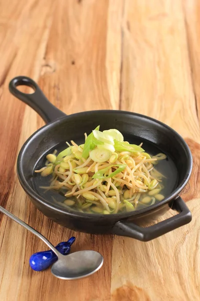 Kongnamul Gukbap Sopa Tradicional Coreia Com Brotos Feijão — Fotografia de Stock