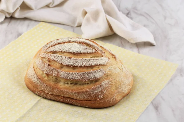 Ιαπωνικό Λευκό Ψωμί Ζύμης Γάλακτος Mirukuhasu Φρέσκο Ψωμί Κρέμα Φτιαγμένο — Φωτογραφία Αρχείου