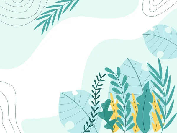 Soyut El Resimli suluboya renkli çiçek arkaplanı