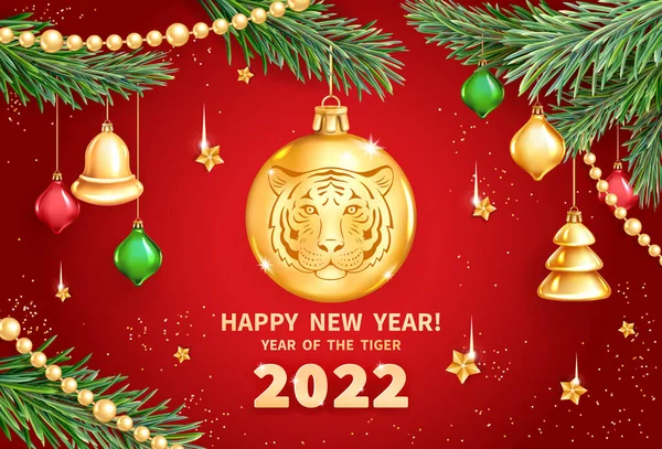 2022 Año del Tigre 19 — Archivo Imágenes Vectoriales