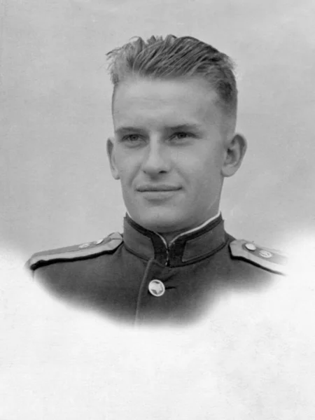 Ussr Circa 1956 Portrait Cadet Soviet Troops Krasnodar Ussr Circa — Stockfoto