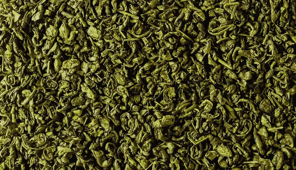 Реалістична Ілюстрація Зеленого Чаю Підвісною Текстурою Фону Чай Висушений Чайний — стокове фото