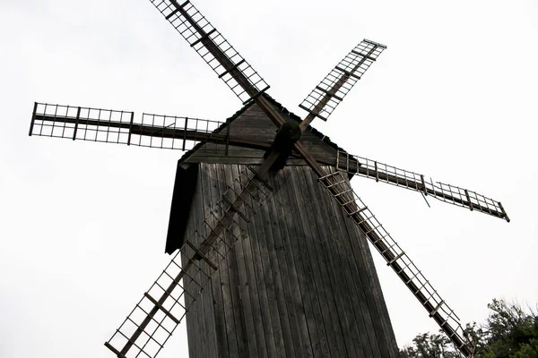 Alte Holzmühle Mittelalterliche Mühle Holzbau — Stockfoto
