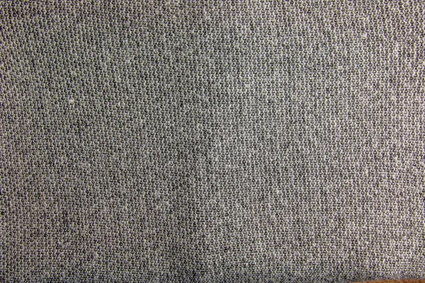 Szürke Kötött Szőnyeg Közelkép Textil Textúra Szürke Háttérrel Részletes Háttér — Stock Fotó