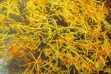 Limon kabuğunun arka planı. Taze sulu sarı limon lezzeti.