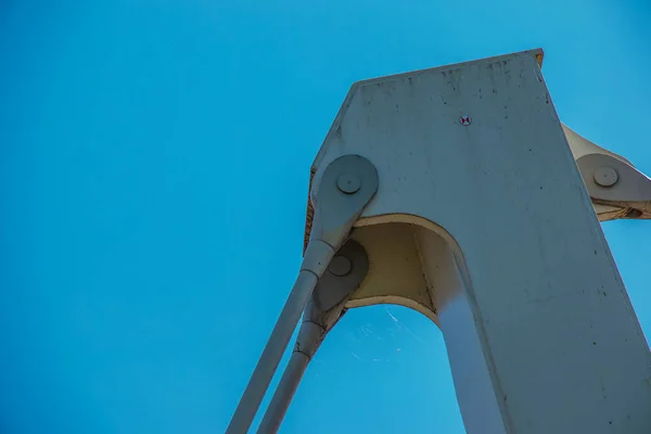 Bridge River Nitra Modern Architecture Design Elements Blue Sky — ストック写真