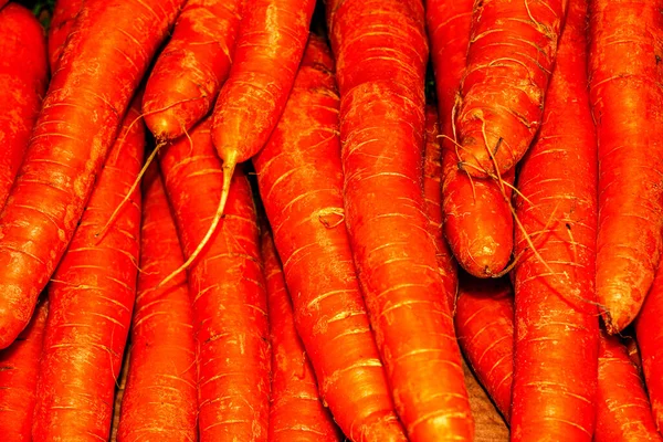 Свіжа Морква Фоні Поняття Правильного Харчування — стокове фото