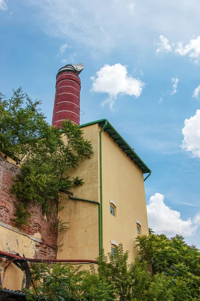 Antiguo Edificio Histórico Original Cervecería Gurbanov Que Produce Famosa Cerveza — Foto de Stock