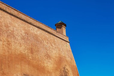 Nitra Kalesi, Nitra, Slovakya girişindeki kale duvarları.