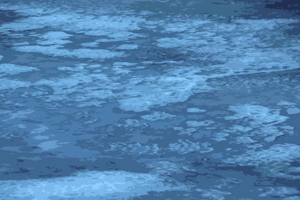 一个结冰的河面的真实写照 冰雪覆盖的结构 冬季背景 — 图库照片
