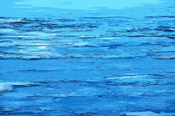 Χειμερινό Φόντο Της Παγωμένης Επιφάνειας Του Ποταμού Υφή Πάγου — Φωτογραφία Αρχείου