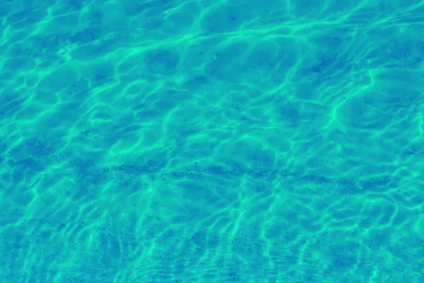 Water Ripple Texture Background Wavy Water Surface Blue Sky Reflected — Stock Photo, Image