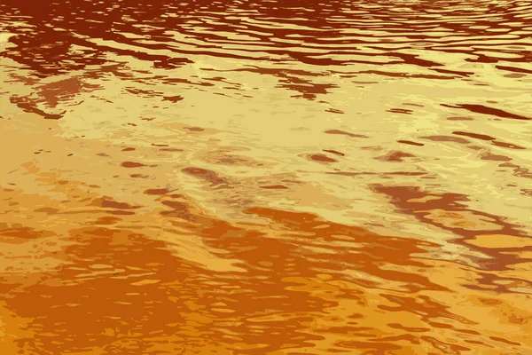 Illustration Water Ripple Texture Background Wavy Water Surface Sunset Golden — Φωτογραφία Αρχείου