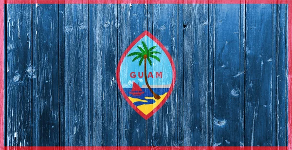 Flaga Terytorium Guam Fakturze — Zdjęcie stockowe